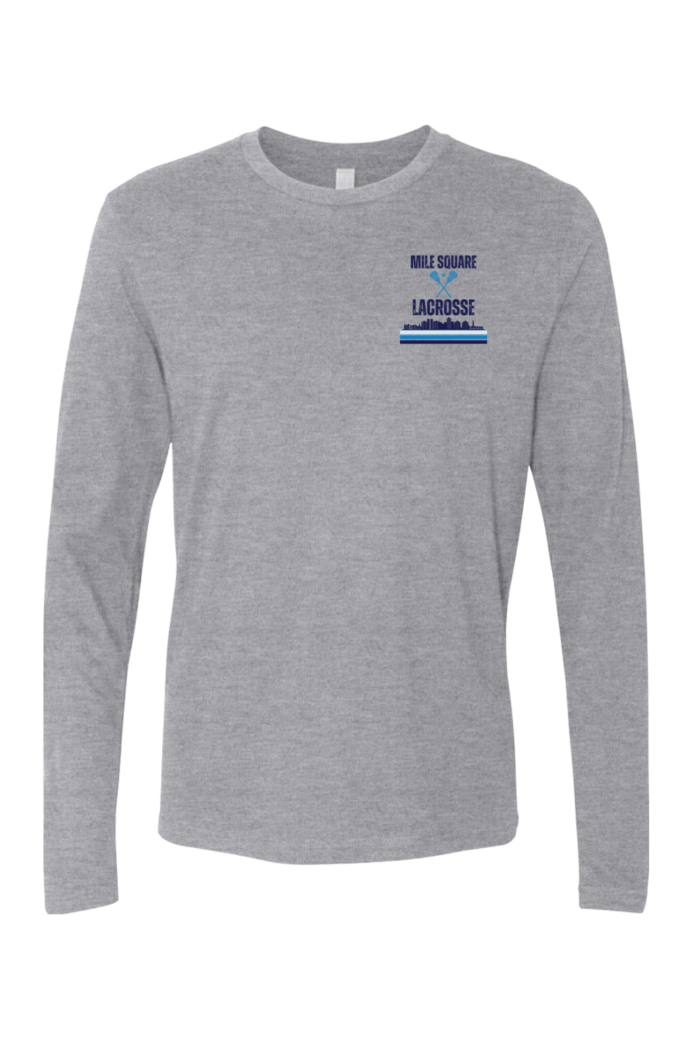 Mile Square Lacrosse Adult Long Sleeve T-Shirt Signature Lacrosse