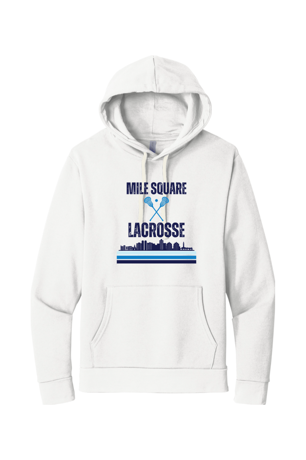 Mile Square Lacrosse Adult Premium Lightweight Hoodie Signature Lacrosse