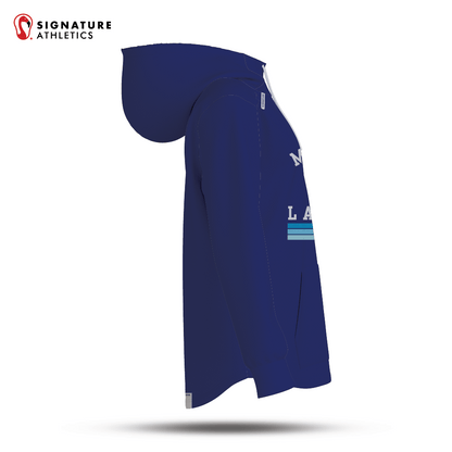 Mile Square Lacrosse Blue Coach Pro Dye Sub Scuba Hoodie Signature Lacrosse