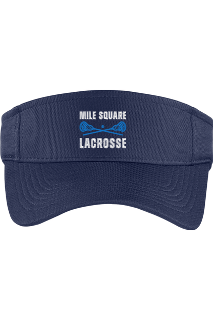 Mile Square Lacrosse Embroidered Visor Signature Lacrosse