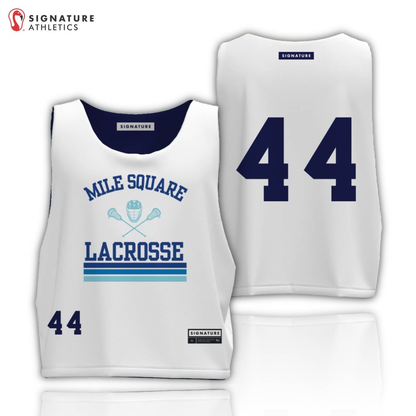 Mile Square Lacrosse Men's Basic Tournament Pinnie Custom Signature Lacrosse