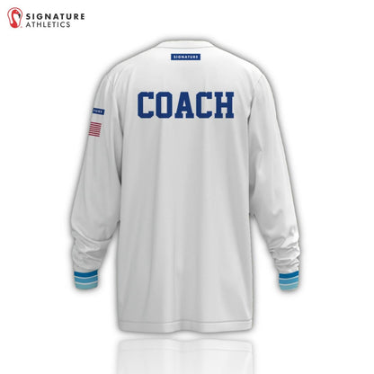 Mile Square Lacrosse Men's Coach Long Sleeve Tech Tee Light Signature Lacrosse