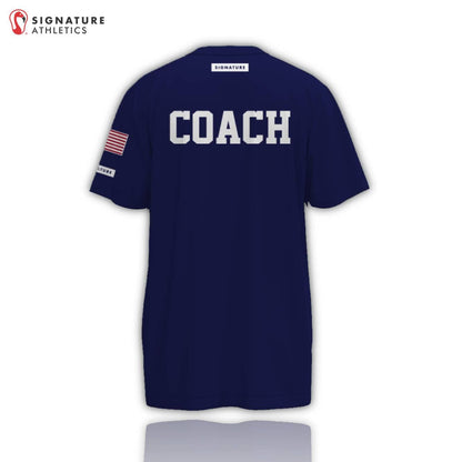 Mile Square Lacrosse Men's Coach Short Sleeve Tech Tee Dark Signature Lacrosse