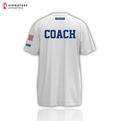 Mile Square Lacrosse Men's Coach Short Sleeve Tech Tee Light Signature Lacrosse