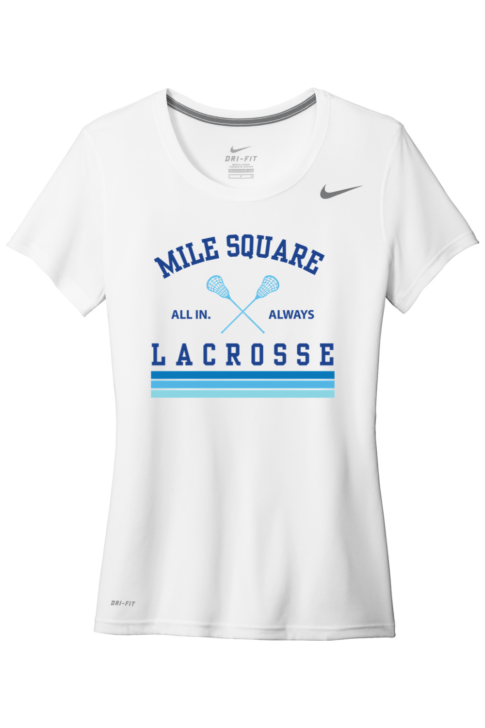 Mile Square Lacrosse Nike Ladies Team rLegend Tee Signature Lacrosse
