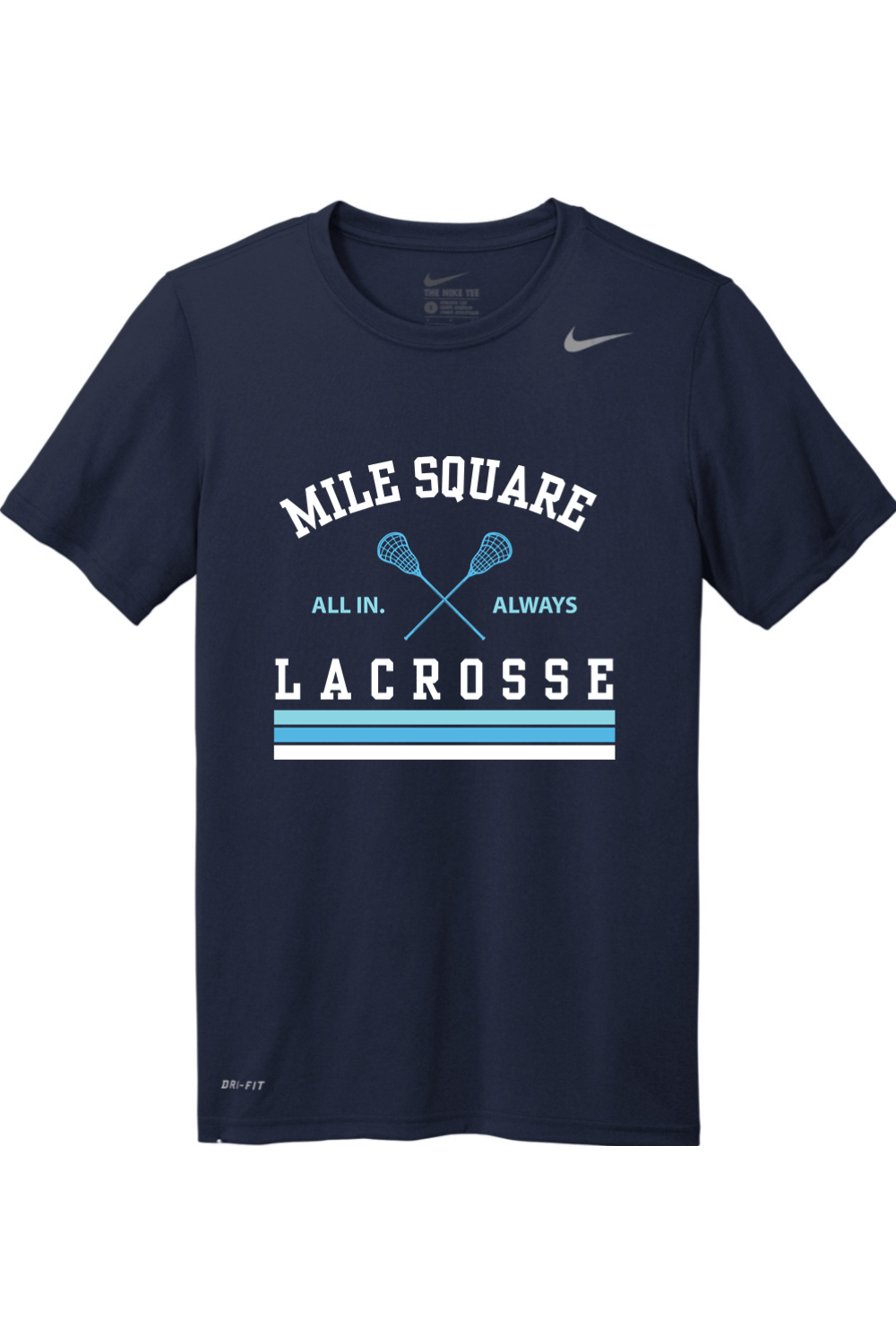 Mile Square Lacrosse Nike Team rLegend Tee Signature Lacrosse
