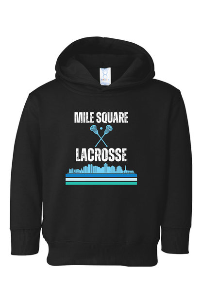 Mile Square Lacrosse Toddler Fleece Hoodie Signature Lacrosse
