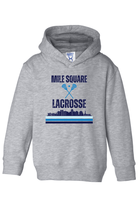 Mile Square Lacrosse Toddler Fleece Hoodie Signature Lacrosse