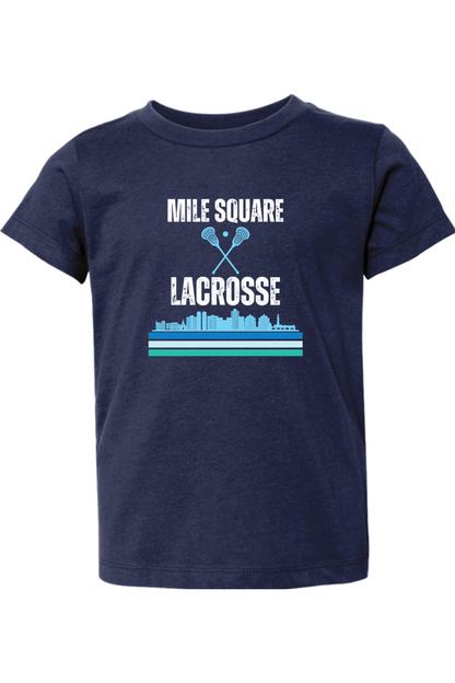Mile Square Lacrosse Toddler T-Shirt Signature Lacrosse