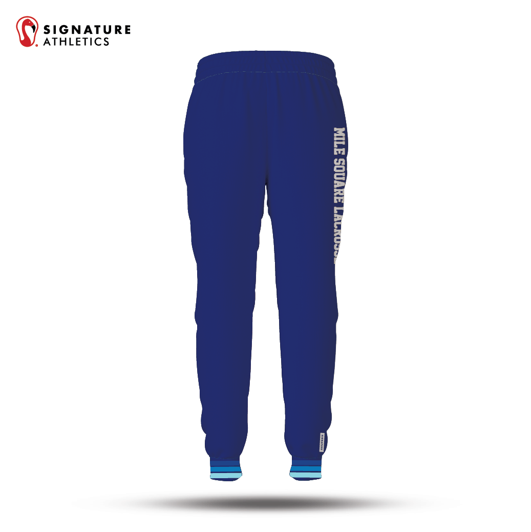 Mile Square Lacrosse Unisex Pro-Lightweight Dye Sub Joggers: Mile Square Lacrosse Signature Lacrosse