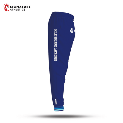 Mile Square Lacrosse Unisex Pro-Lightweight Dye Sub Joggers: Mile Square Lacrosse Signature Lacrosse