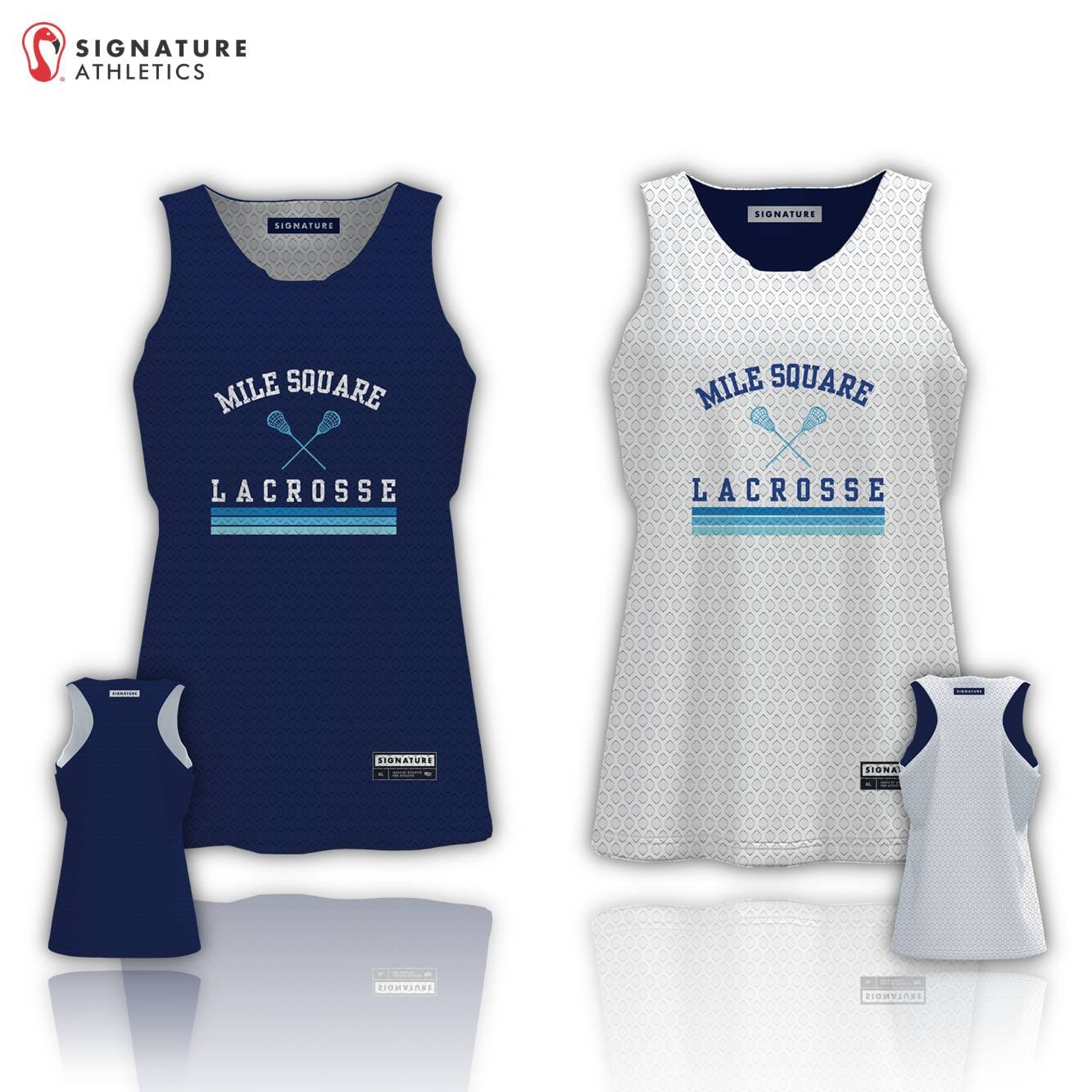 Mile Square Lacrosse Women's Basic Tournament Pinnie: Mile Square Lacrosse Signature Lacrosse