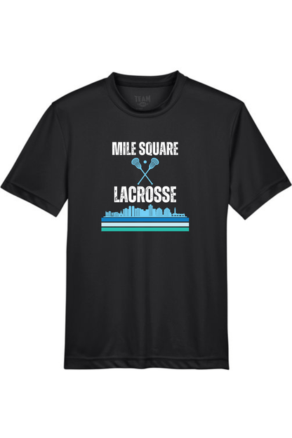 Mile Square Lacrosse Youth Athletic T-Shirt Signature Lacrosse