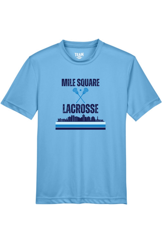 Mile Square Lacrosse Youth Athletic T-Shirt Signature Lacrosse