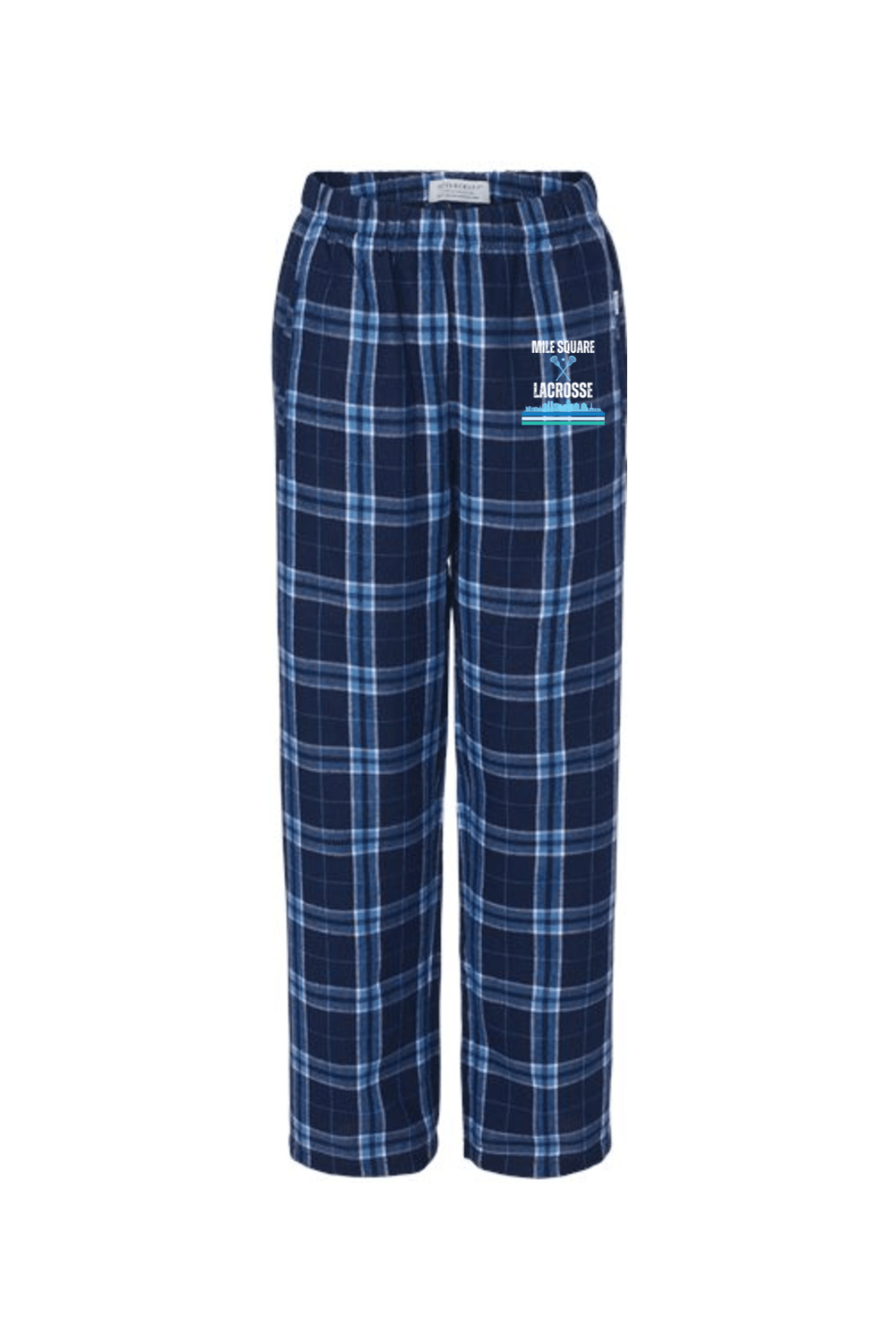 Mile Square Lacrosse Youth Flannel Pants Signature Lacrosse