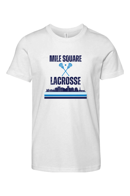 Mile Square Lacrosse Youth Lifestyle T-Shirt Signature Lacrosse