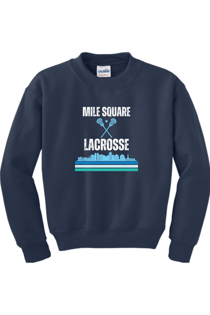 Mile Square Lacrosse Youth Sweatshirt Signature Lacrosse