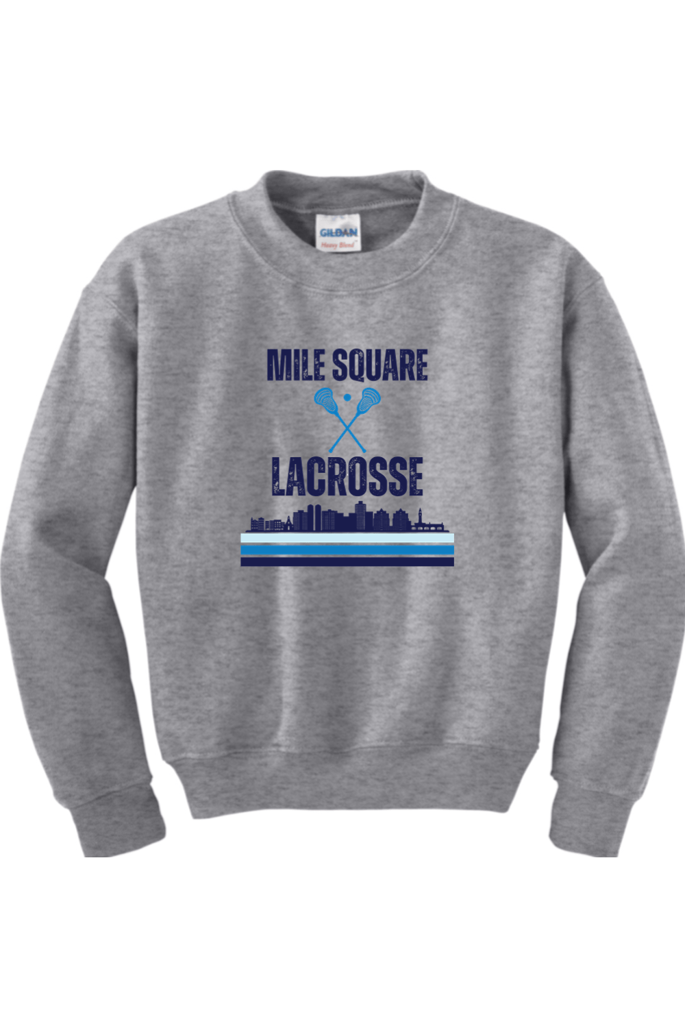 Mile Square Lacrosse Youth Sweatshirt Signature Lacrosse
