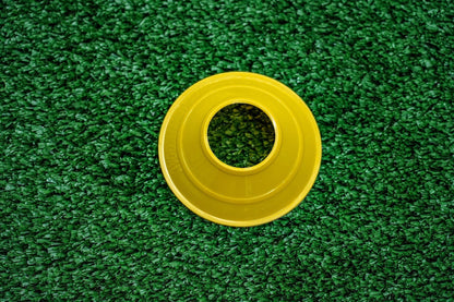 Mini Disc Cones (25/Pack) (Orange, Yellow, Blue, Red, Hi-Vis Orange, Hi-Vis Green) Signature Lacrosse