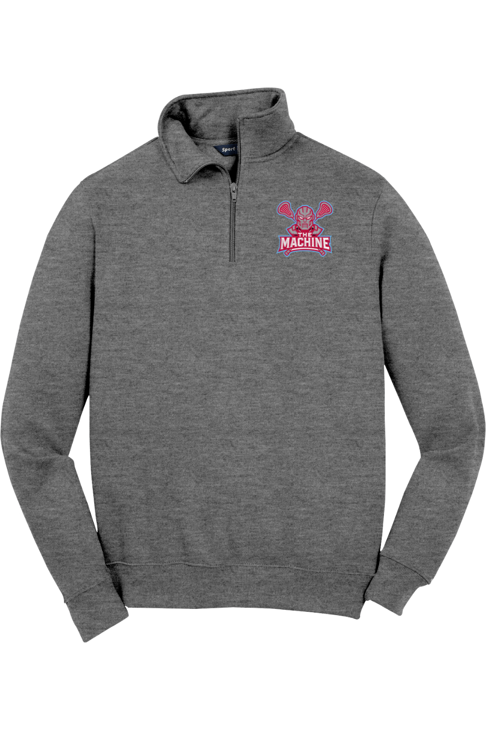 Mobile Machine Lacrosse Adult Embroidered Quarter-Zip Pullover Signature Lacrosse