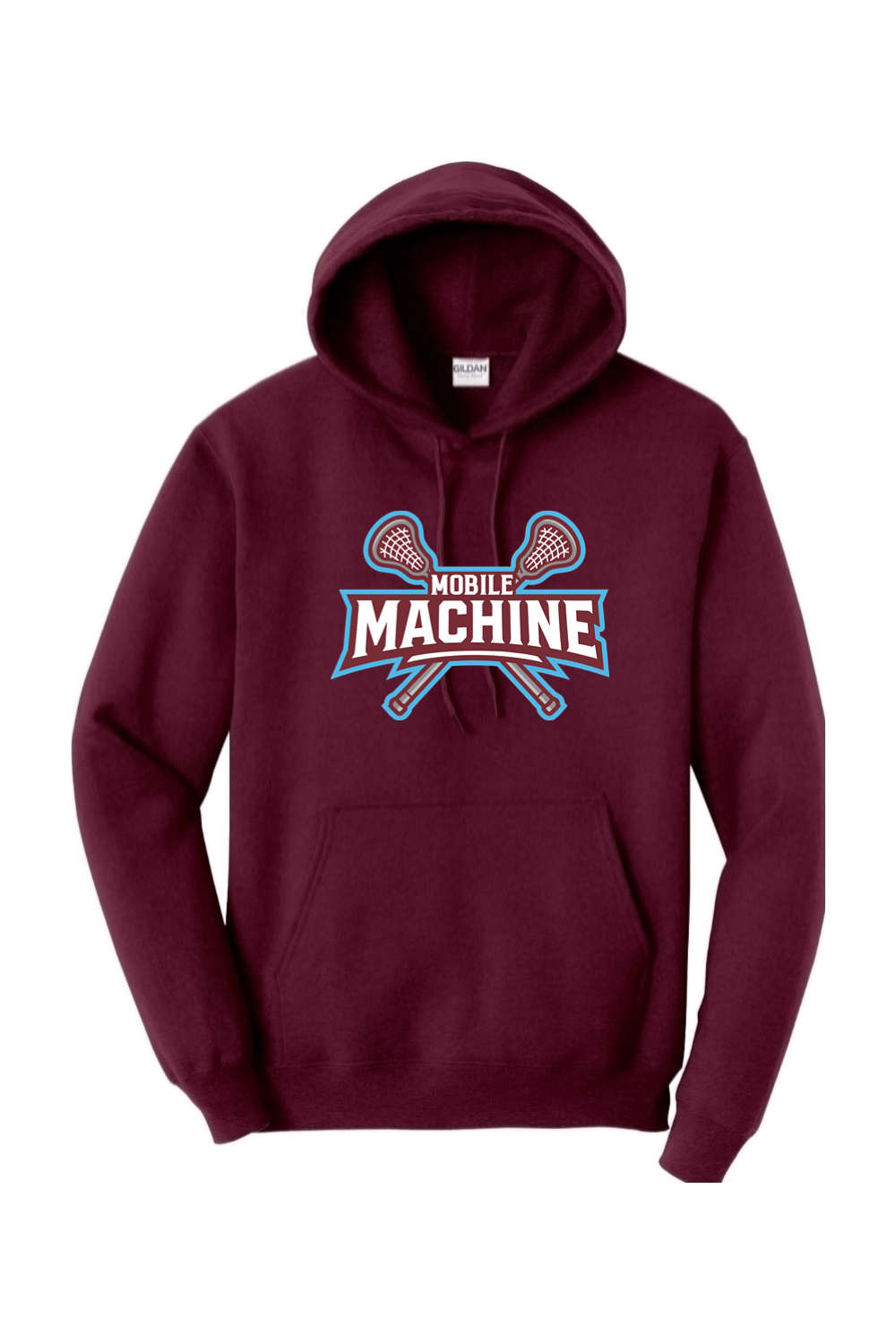 Mobile Machine Lacrosse Adult Heavyweight Hoodie Signature Lacrosse