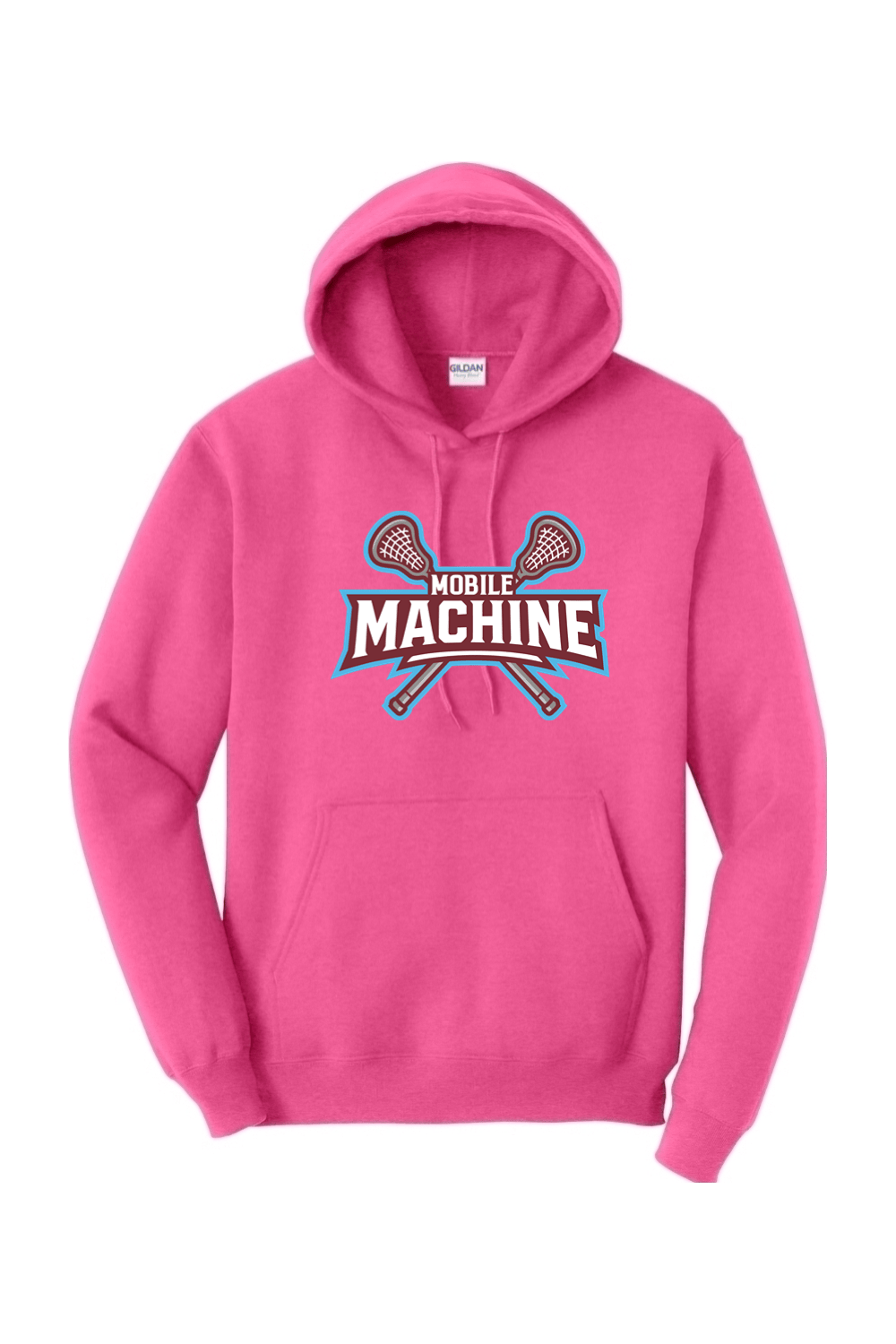 Mobile Machine Lacrosse Adult Heavyweight Hoodie Signature Lacrosse