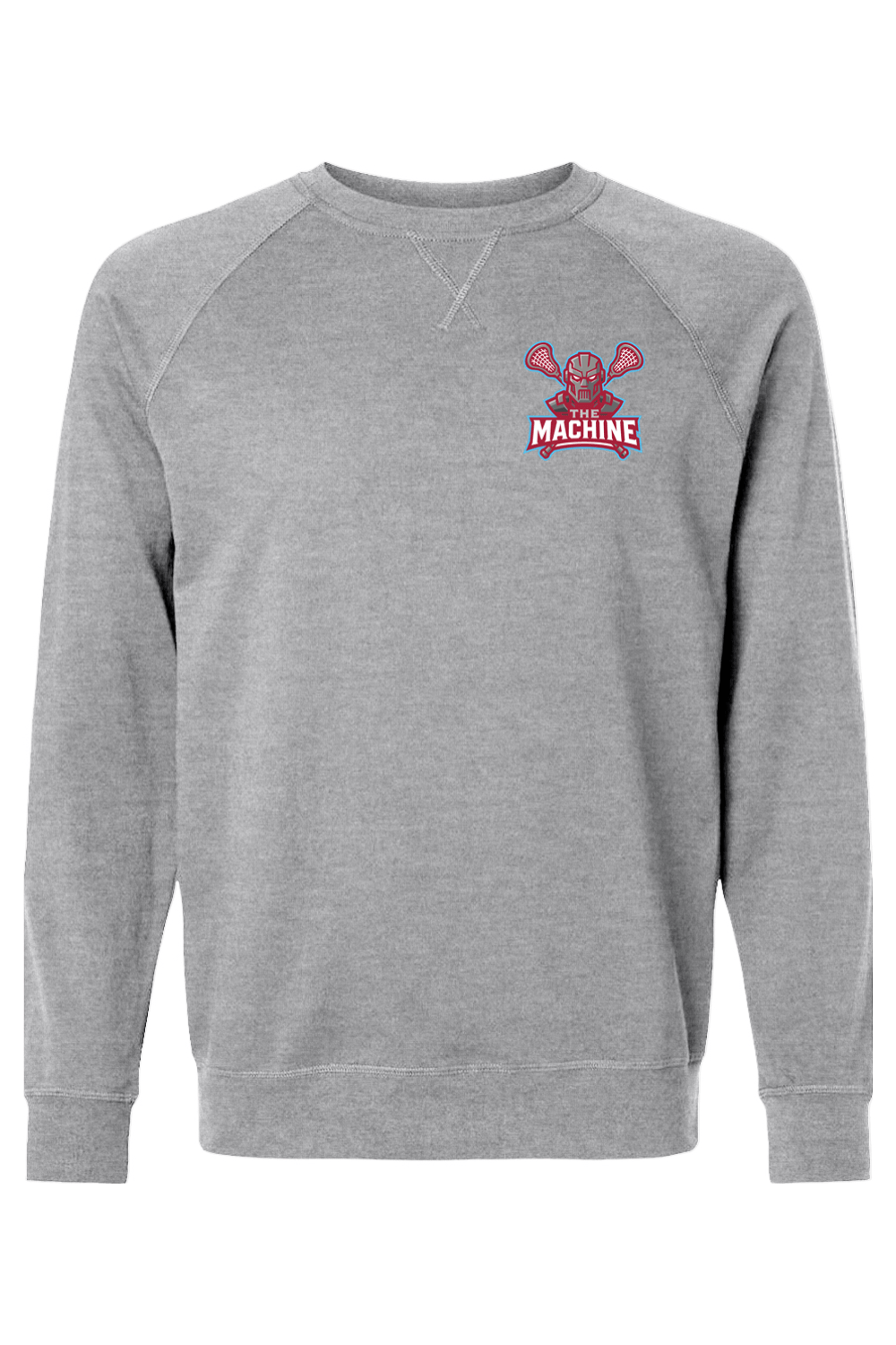 Mobile Machine Lacrosse Adult Heavyweight Raglan Long Sleeve Signature Lacrosse