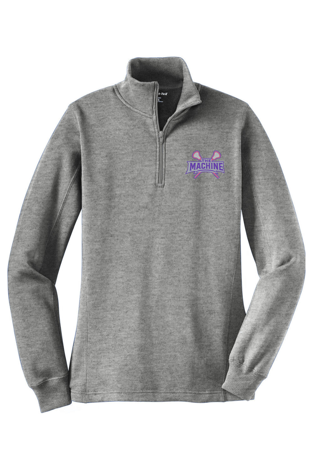 Mobile Machine Lacrosse Adult Women's Embroidered Quarter-Zip Pullover Signature Lacrosse