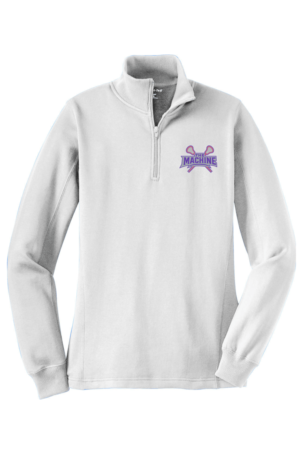 Mobile Machine Lacrosse Adult Women's Embroidered Quarter-Zip Pullover Signature Lacrosse