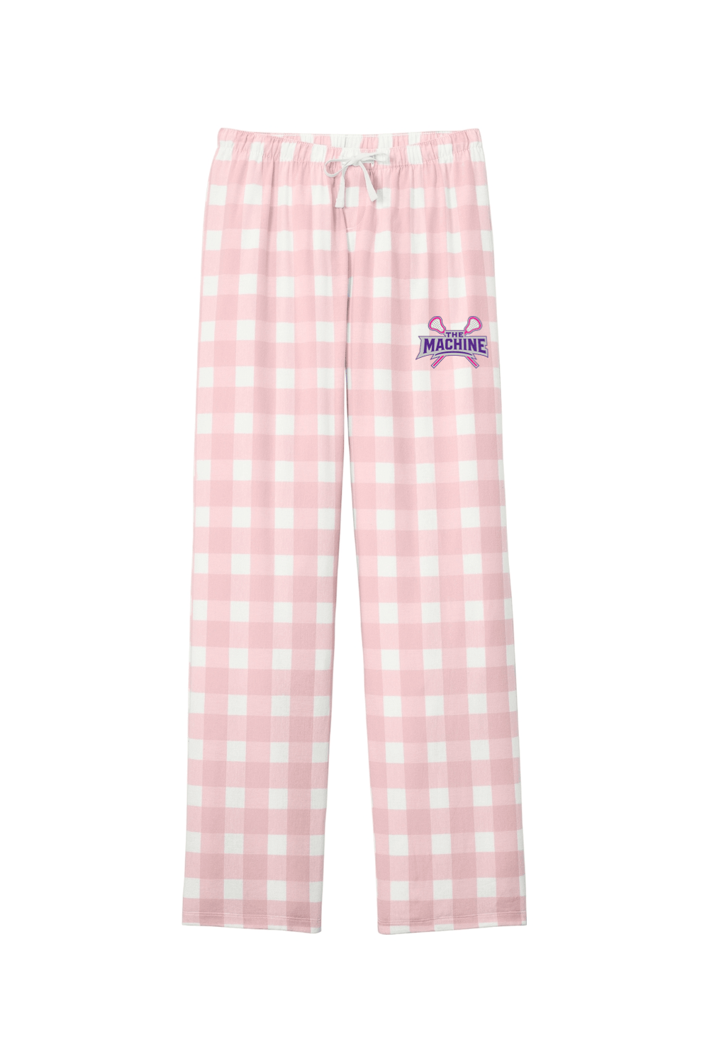 Mobile Machine Lacrosse Adult Women's Flannel Plaid Pants Signature Lacrosse