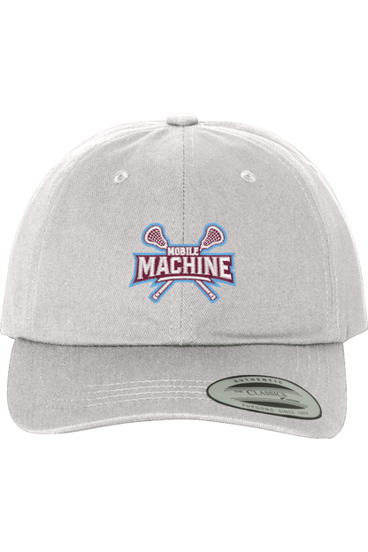 Mobile Machine Lacrosse Embroidered Dad Hat Signature Lacrosse