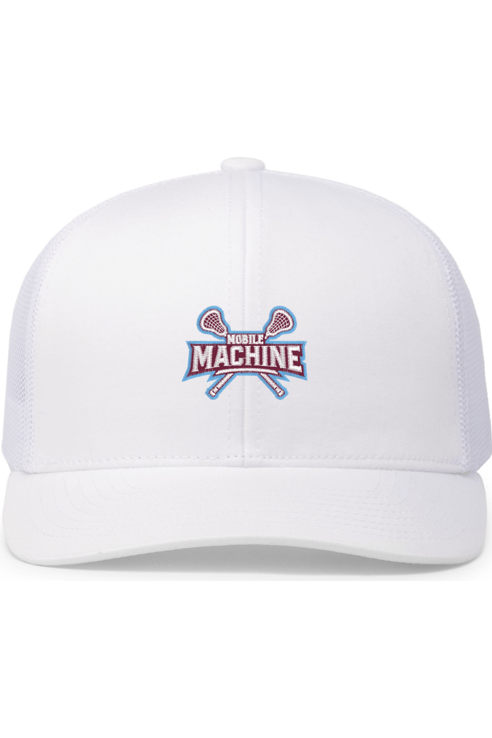 Mobile Machine Lacrosse Embroidered Trucker Hat Signature Lacrosse