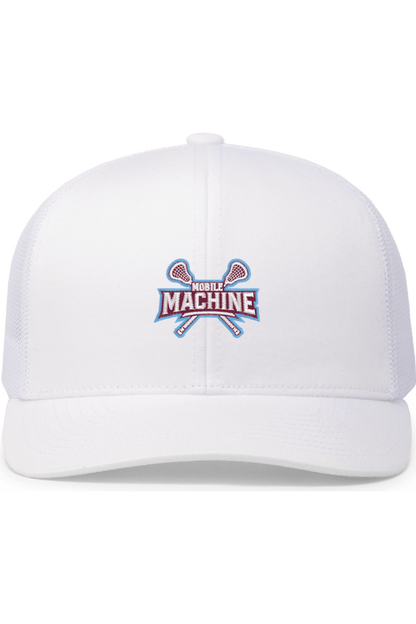 Mobile Machine Lacrosse Embroidered Trucker Hat Signature Lacrosse