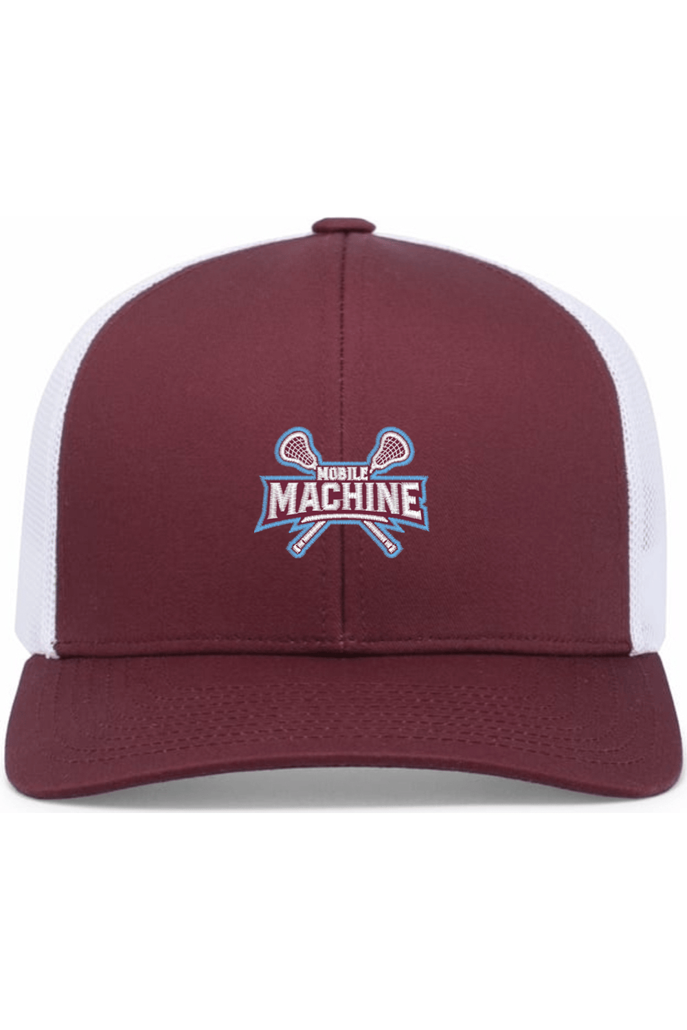 Mobile Machine Lacrosse Embroidered Trucker Hat Signature Lacrosse