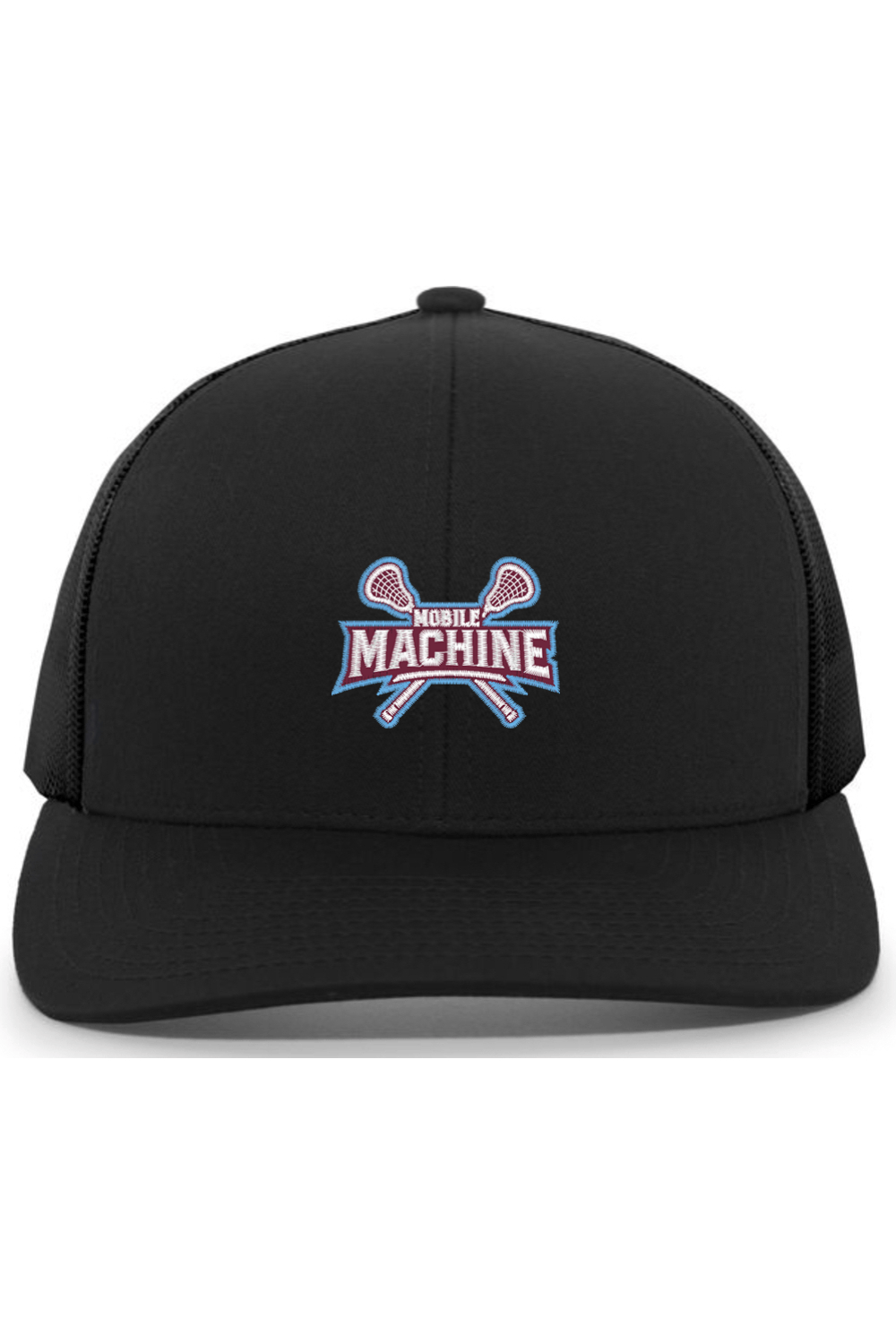 Mobile Machine Lacrosse Embroidered Trucker Hat Signature Lacrosse