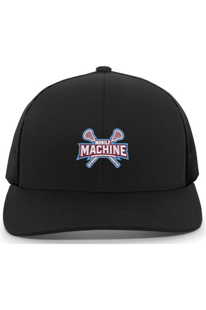 Mobile Machine Lacrosse Embroidered Trucker Hat Signature Lacrosse