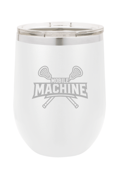 Mobile Machine Lacrosse Insulated Wine Tumbler Signature Lacrosse