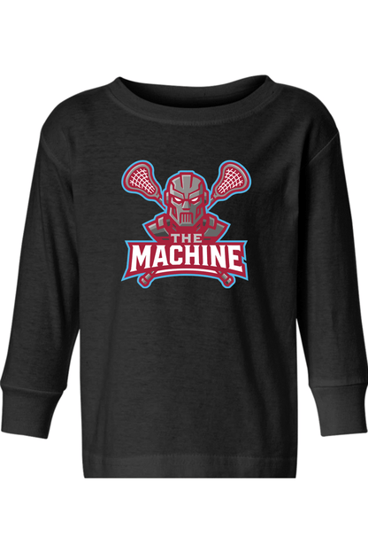 Mobile Machine Lacrosse Toddler Long Sleeve T-Shirt Signature Lacrosse