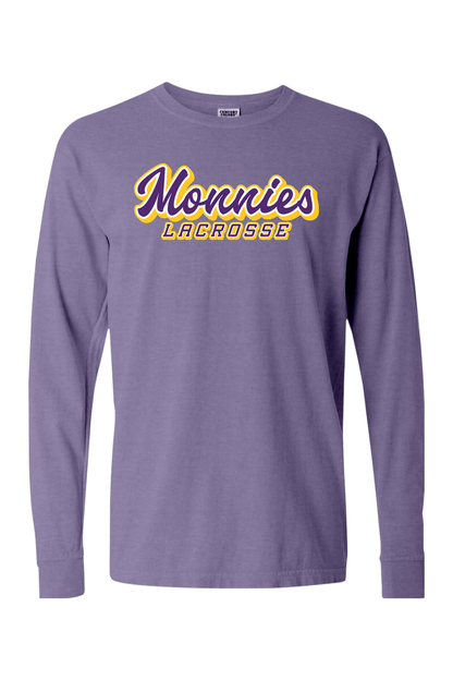 Monarchs Box Lacrosse Comfort Colors Ringspun Long Sleeve T-Shirt Signature Lacrosse