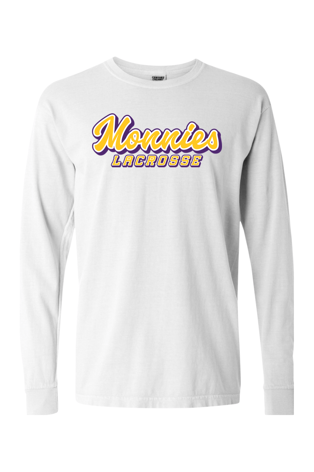 Monarchs Box Lacrosse Comfort Colors Ringspun Long Sleeve T-Shirt Signature Lacrosse