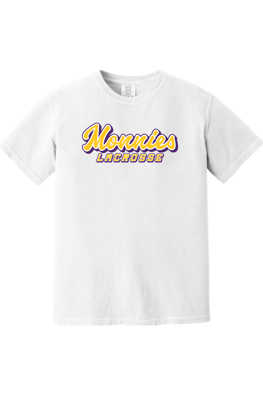 Monarchs Box Lacrosse Comfort Colors Ringspun Short Sleeve Shirt Signature Lacrosse