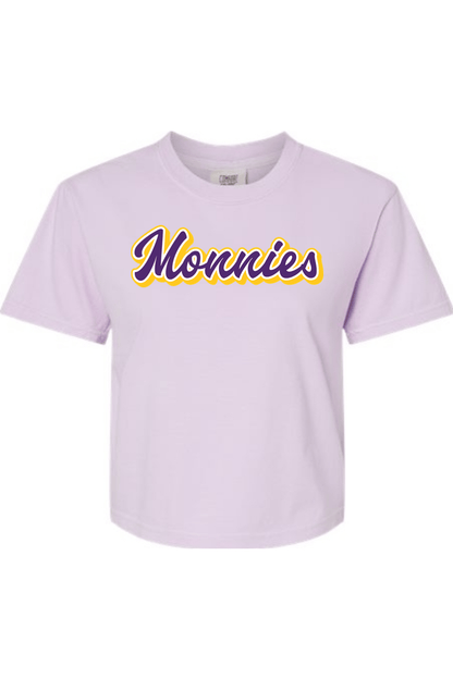 Monarchs Box Lacrosse Comfort Colors Women's Heavyweight Boxy T-Shirt Signature Lacrosse