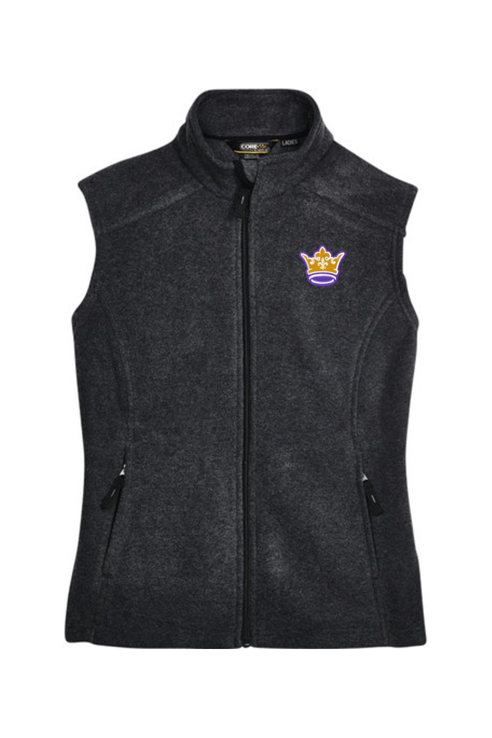 Monarchs Box Lacrosse Core365 Ladies' Journey Fleece Vest Signature Lacrosse