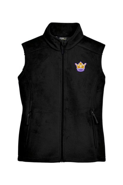 Monarchs Box Lacrosse Core365 Ladies' Journey Fleece Vest Signature Lacrosse