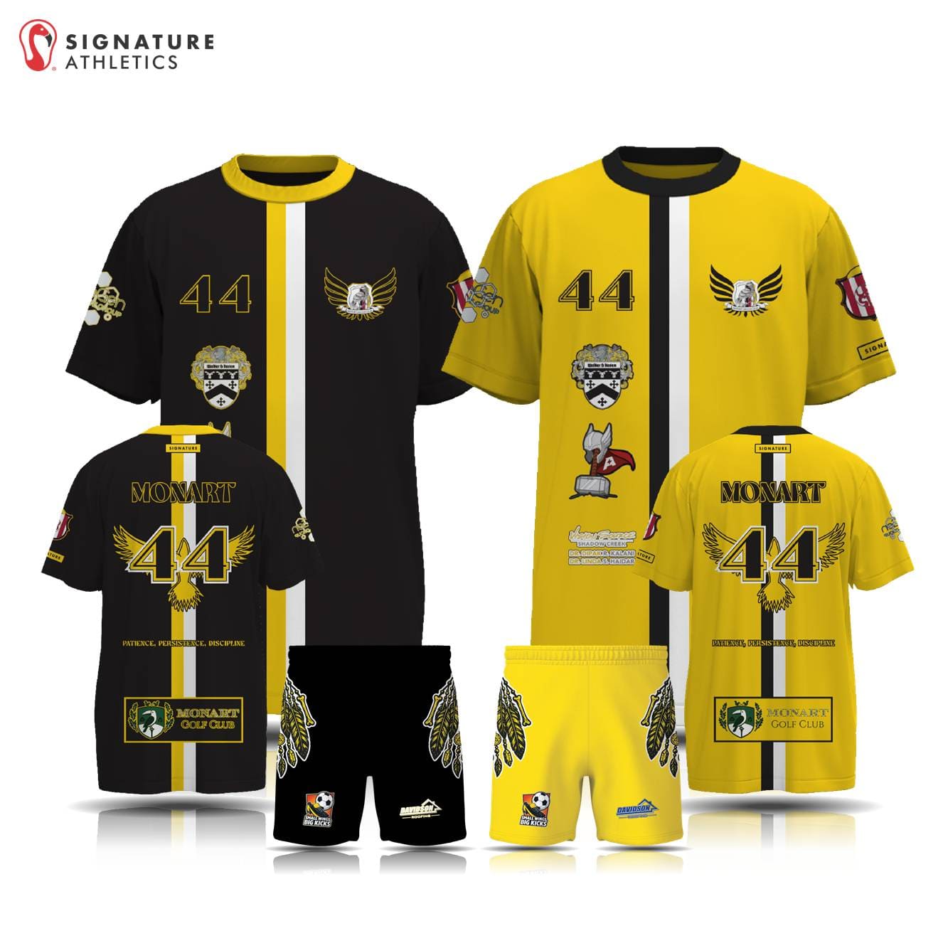 Monart Soccer Club Men's 4 Piece Package: Kagus Signature Lacrosse