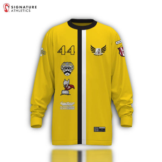 Monart Soccer Club Men's Player Custom Long Gold Sleeve Tech Tee: Kagus Signature Lacrosse