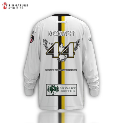 Monart Soccer Club Men's Player Long Sleeve Tech Tee White Signature Lacrosse