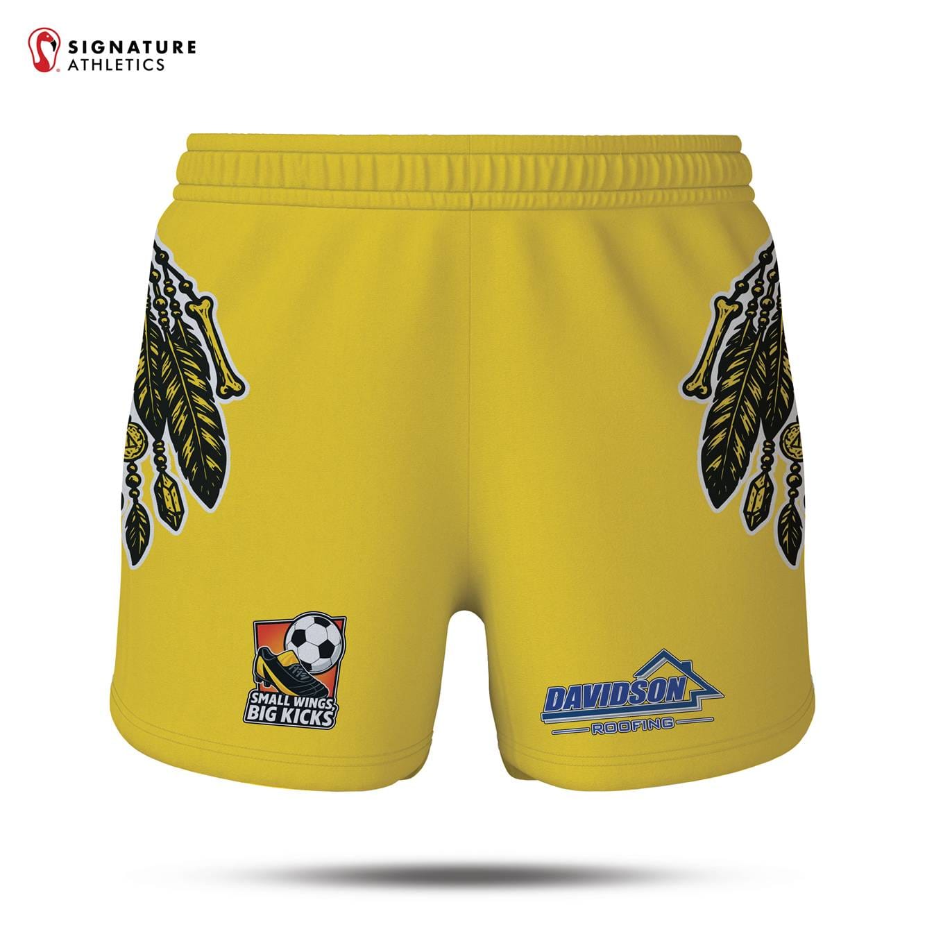 Monart Soccer Club Women's Basic Shorts Gold: Jackdaws Signature Lacrosse