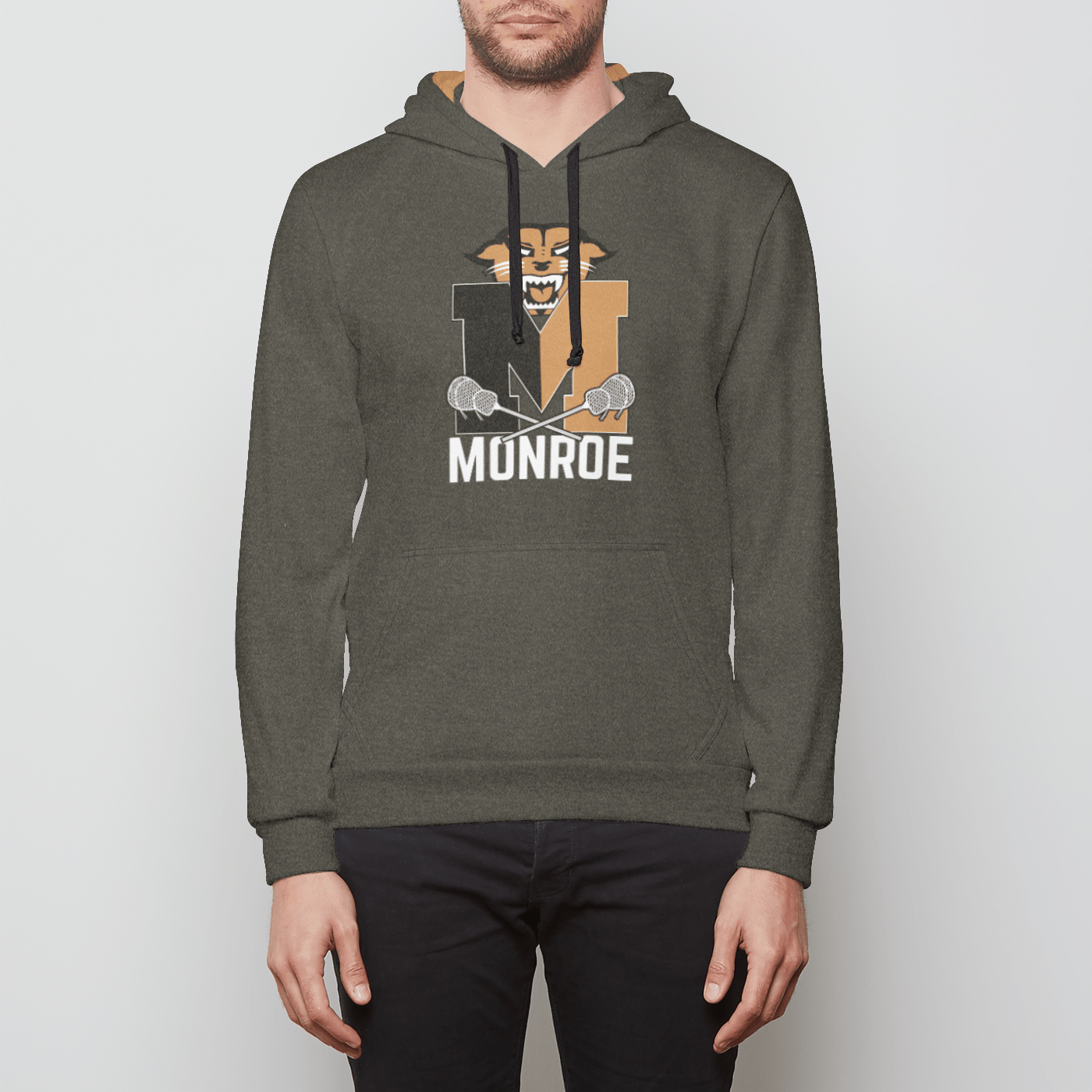 Monroe Bearcats LC Adult Sublimated Lifestyle Hoodie Signature Lacrosse