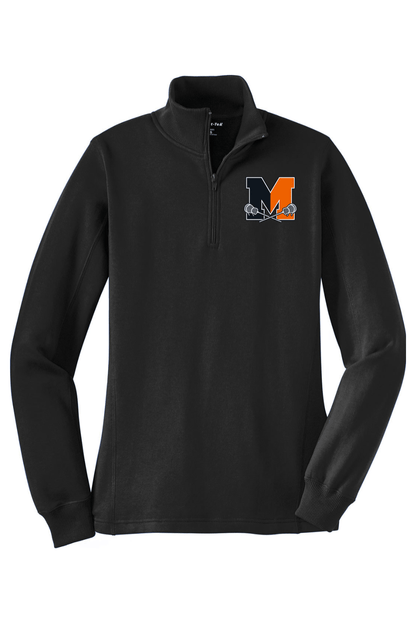 Monroe Bearcats LC Adult Women's Embroidered Quarter-Zip Pullover Signature Lacrosse